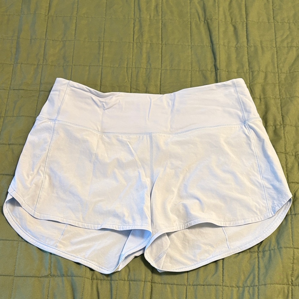Women's Ice Blue Athletic Shorts